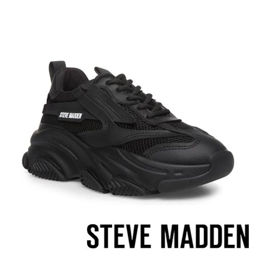 STEVE MADDEN-POSSESSION 厚底武士老爹鞋-黑色