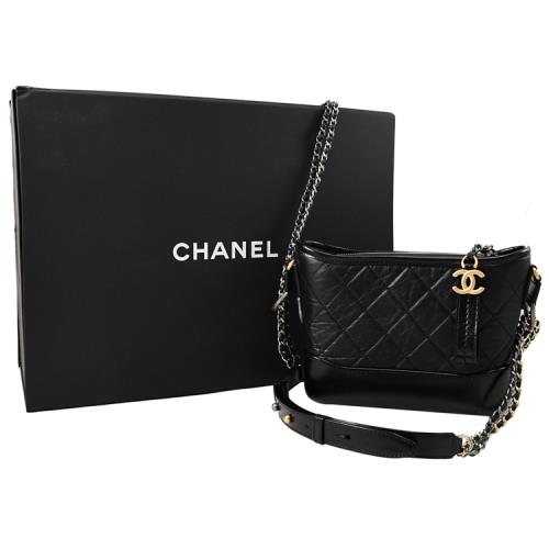 CHANEL A91810 Gabrielle Hobo . LOGO