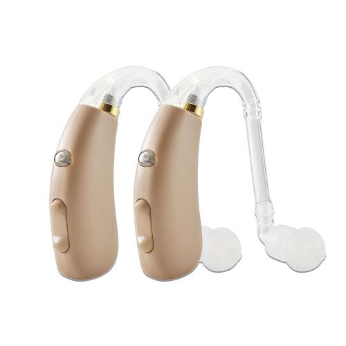   Mimitakara 耳寶助聽器 充電式數位耳掛助聽器 64KA Pro 雙耳 助聽器 輔聽器 充電式助聽器
