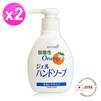 【免運】日本Rocket橘子洗手乳200ml x2瓶