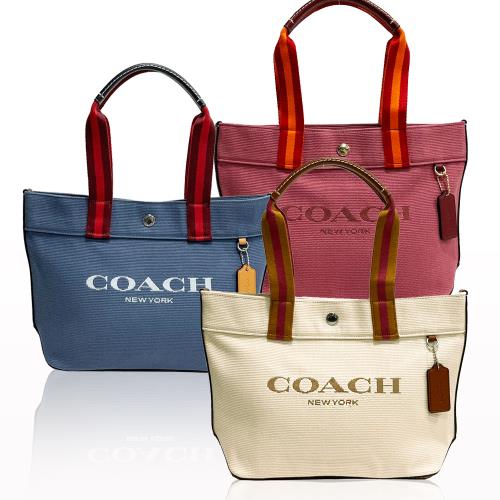 COACH】字母LOGO帆布手提/肩背小托特包(均一價)|會員獨享好康折扣活動