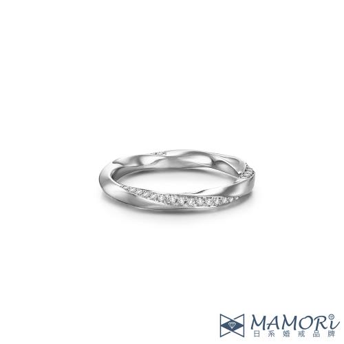 【MAMORi日系婚戒】永恆的心｜結婚對戒-鉑金(PT950)