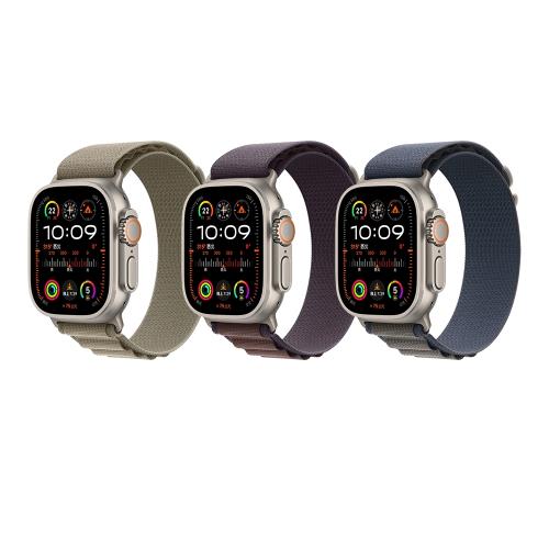 Apple Watch Ultra 2  LTE 49mm 鈦金屬錶殼配高山錶帶 L