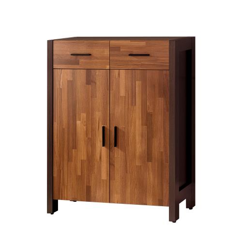 【唯熙傢俱】巴特柚木雙色3尺鞋櫃