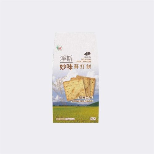 【靜思書軒】淨斯妙味蘇打餅-糙米口味12入(慈濟共善)