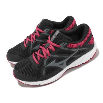 Mizuno 慢跑鞋 Spark 8 女鞋 黑 紅 緩衝 基本款 運動鞋 美津濃 K1GA2304-71