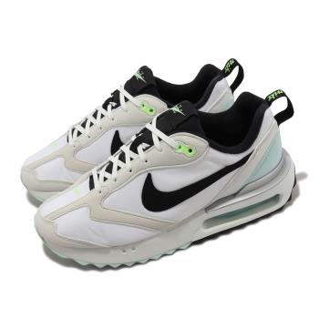 Nike 休閒鞋 Air Max Dawn 米白 黑 綠 男鞋 麂皮 復古 氣墊 FQ6854-101