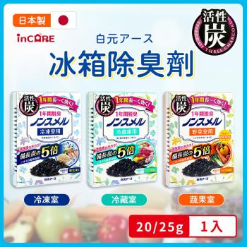 白元 活性碳冰箱除臭劑 1入組(3款可選-日本境內版)
