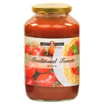 【美味大師】義大利麵醬-蕃茄原味(720g x 12瓶 / 箱)