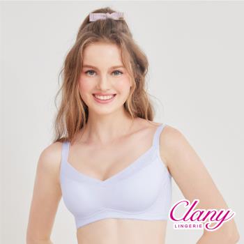 【可蘭霓Clany】慵懶自在台灣製集中包覆S-EQ/3XL無鋼圈無感睡眠女內衣 背心小可愛舒適涼感加大尺碼 東森購物 淺灰 6999-61