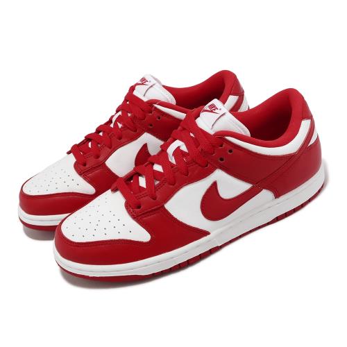 Nike 休閒鞋Dunk Low SP 男鞋紅白大學紅聖約翰大學CU1727-100|會員獨享