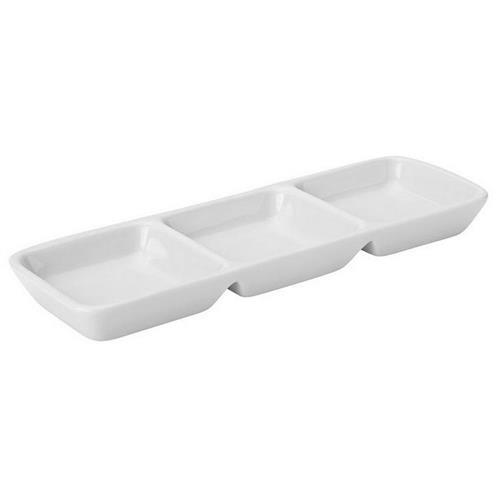 《Utopia》Titan 3格白瓷醬料碟