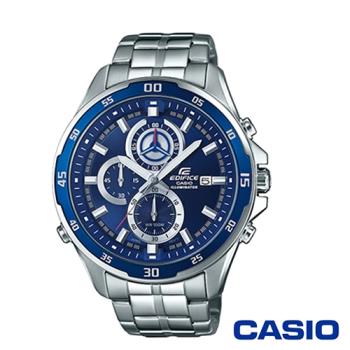 CASIO卡西歐 潮酷有型三眼指針計時男腕錶-藍x47mm(EFR-547D-2A)