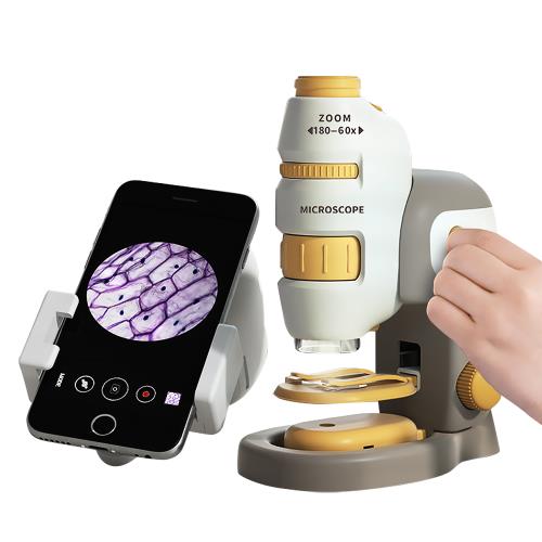 Colorland-兒童顯微鏡 200倍生物顯微鏡 自然科學實驗教具益智玩具
