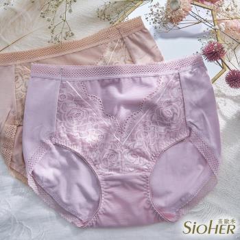 【SiOHER 熹歐禾】單件組 午夜浪漫中腰內褲(蕾絲內褲/無痕內褲/女內著/女內褲)