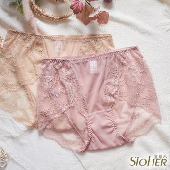 【SiOHER 熹歐禾】單件組 禁慾地帶中腰內褲(蕾絲內褲/無痕內褲/女內著/女內褲)