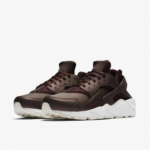 Nike 武士鞋 Wmns Air Huarache Run PRM TXT 女鞋 咖啡 金屬感 休閒鞋 AA0523-202