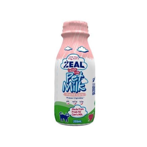 ZEAL真致 紐西蘭 貓用保健鮮乳 (不含乳糖) 255ml 貓鮮奶 貓牛奶 貓牛奶  寵物營養 -網 