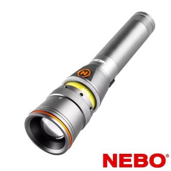 【NEBO】富蘭克林 旋轉兩用手電筒-USB充電400流明 IPX4(NEB-WLT-0024-G)