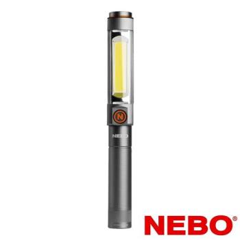 【NEBO】富蘭克林工作燈兩用手電筒-USB充電500流明 IPX4(NEB-WLT-0022-G)