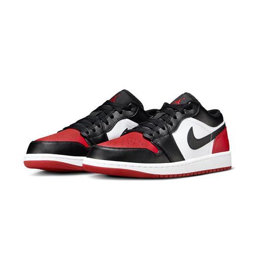 Nike Air Jordan 1 Low Bred Toe 男黑紅黑腳趾AJ1 休閒鞋553558-161