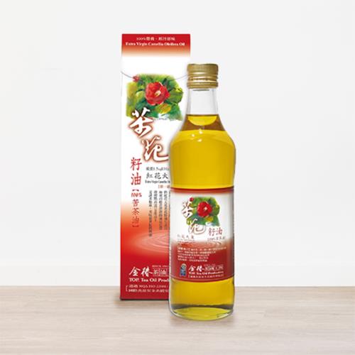 【金椿茶油工坊】紅花大菓 茶花籽油 (苦茶油)500ml/瓶