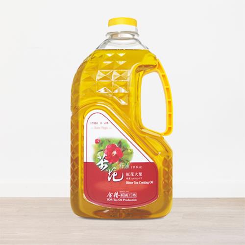 【金椿茶油工坊】紅花大菓 茶花籽油(苦茶油) 1800ml/瓶