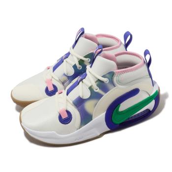 Nike 籃球鞋 Air Zoom Crossover 2 SE GS 白 紫 綠 女鞋 大童鞋 氣墊 運動鞋 FN6675-500