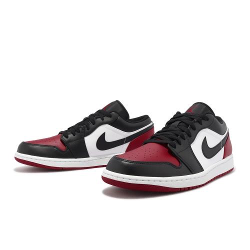 Nike Air Jordan 1 Low Bred Toe 黑紅低筒男鞋AJ1 553558-161|會員獨享