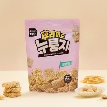 【韓味不二】 韓國原裝鍋巴餅乾-黃豆粉口味 200g/包*4包