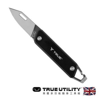 【TRUE UTILITY】】 英國多功能摩登折疊小刀-黑(TU7059)