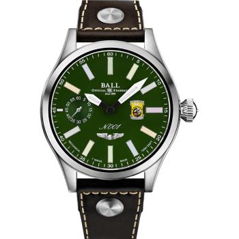 BALL 波爾錶 Engineer Master II 杜立特突擊隊80週年紀念彩虹燈管手上鍊機械腕錶(NM2638C-L1-GRR)綠/46mm
