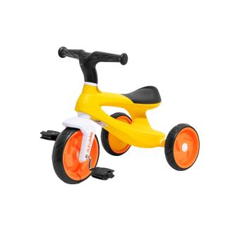 【澳貝auby統合玩具】極速撒野三輪車（黃）《461187C》騎乘玩具 平衡訓練