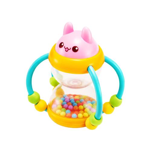 【澳貝auby統合玩具】花籃沙漏搖鈴《461510》 沙漏搖鈴 安撫玩具 雨聲桶 抓握順練 寶寶啟蒙