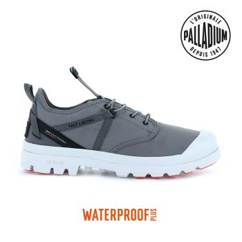 【PALLADIUM】OX TRAVEL LITE+ WP+ 輕量低筒防水靴 男女款 灰 77338-071