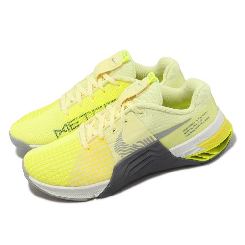 Nike 訓練鞋 Wmns Metcon 8 女鞋 黃 灰 有氧運動 健身 重訓 攀繩 運動鞋 DO9327-801