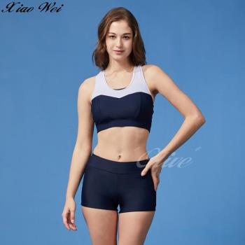 【蘋果品牌 】 時尚大女二件式短版背心/比基尼泳裝NO.1124148