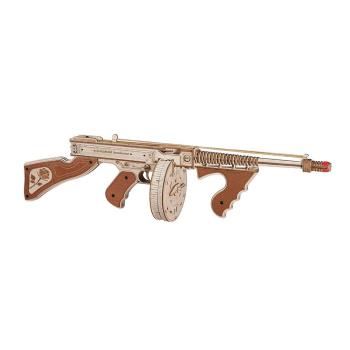 Robotime DIY立體木製組裝模型 M1928湯普森造型衝鋒槍 LQB01