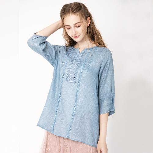 Abbie法國頂級亞麻精品上衣