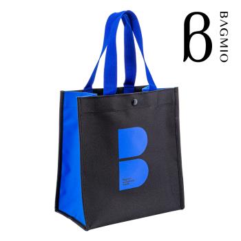 BAGMIO B LOGO 手提袋-黑藍