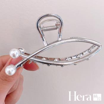 【Hera 赫拉】氣質金屬珍珠抓夾鯊魚夾 L1110062202