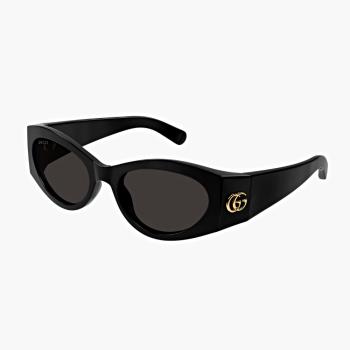 【GUCCI 古馳】膠框太陽眼鏡(GG1401S-001)