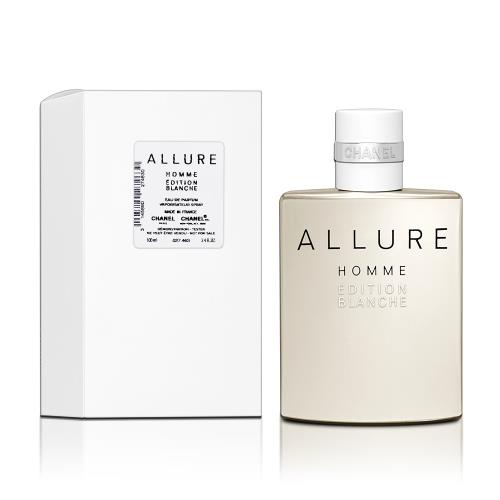 CHANEL 香奈兒 ALLURE 白色時尚男性香水 100ML TESTER 環保包裝