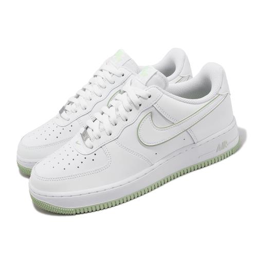 Nike 休閒鞋Air Force 1 07 白哈密瓜綠男鞋AF1 綠滾邊DV0788-105|會員