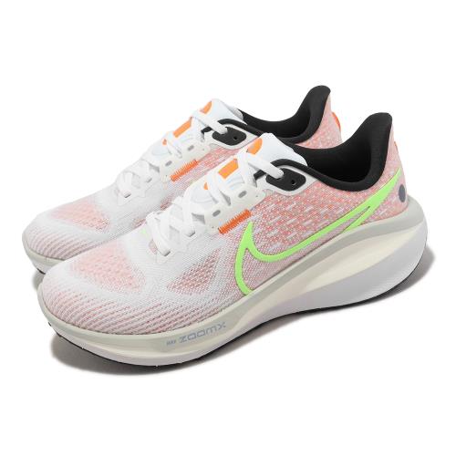 Nike 慢跑鞋 Wmns Vomero 17 女鞋 白 綠 緩震 運動鞋 路跑 FB8502-100