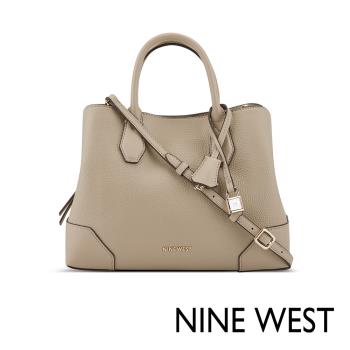 【NINE WEST】BROOKLYN 經典手提/斜背托特包-奶茶色(108505)