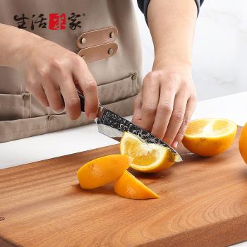 【SHCJ生活采家】德國鋼錘紋鍛造5吋水果刀