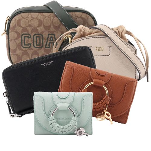 COACH & FURLA & MARC  JACOBS & See by Chloe 經典熱銷包款/夾類