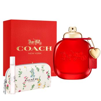 【COACH】時尚戀紅女性淡香精90ml(贈隨機香水筆7.5ml)