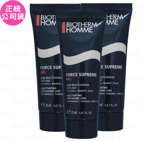 【即期良品】BIOTHERM碧兒泉 男仕極量緊膚凝露(20ml)*3(公司貨)